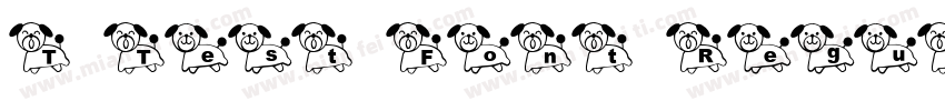T Test Font Regular字体转换